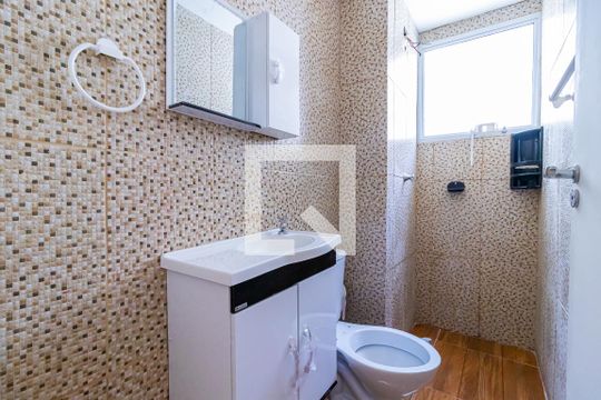 Banheiro de apartamento para alugar com 2 quartos, 41m² em Vila Cristália, São Paulo