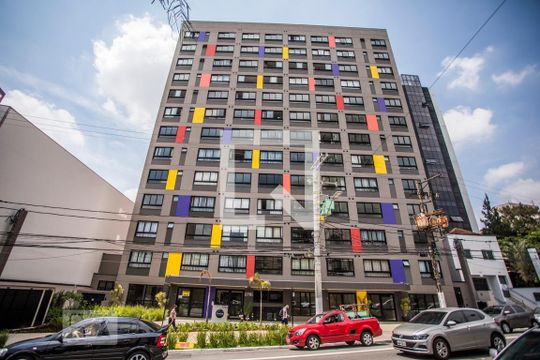 Fachada de kitnet/studio à venda com 1 quarto, 26m² em Mirandópolis, São Paulo