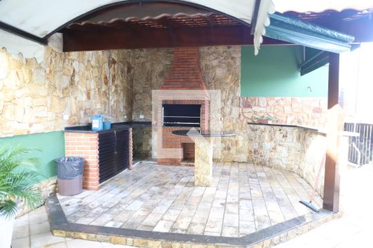 Área comum - Churrasqueira de apartamento para alugar com 2 quartos, 52m² em Jardim São Luís, Suzano