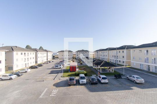 VIsta da Sala de apartamento para alugar com 3 quartos, 61m² em Guatupê, São José dos Pinhais
