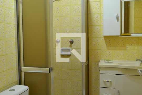 Banheiro Social de apartamento à venda com 1 quarto, 50m² em Tanque, Rio de Janeiro