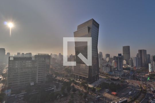 Vista da Varanda de kitnet/studio para alugar com 1 quarto, 27m² em Pinheiros, São Paulo