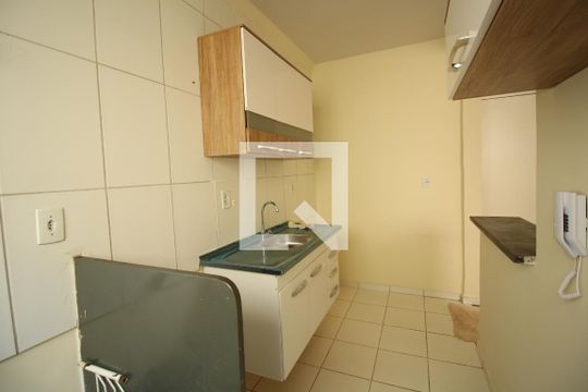 Cozinha de apartamento para alugar com 2 quartos, 42m² em City Ribeirão, Ribeirão Preto