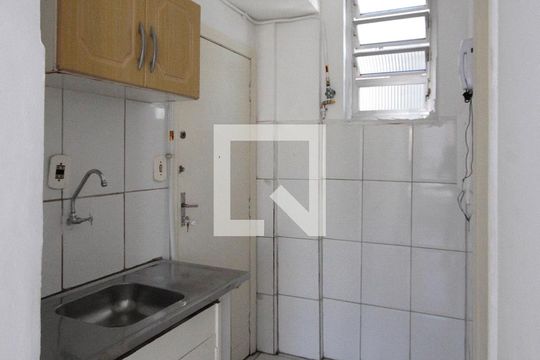 Cozinha de kitnet/studio à venda com 1 quarto, 32m² em Campos Elíseos, São Paulo