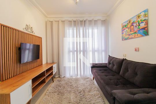 Sala de apartamento para alugar com 2 quartos, 60m² em Vila Bocaina, Mauá