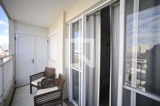 varanda de apartamento para alugar com 1 quarto, 32m² em Catumbi, São Paulo
