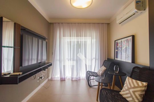 Sala de apartamento para alugar com 2 quartos, 65m² em Jardim Leonor, São Paulo