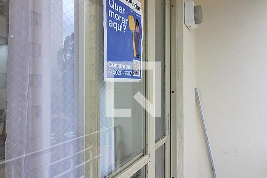 Fachada Interna Plaquinha  de apartamento para alugar com 3 quartos, 65m² em Baeta Neves, São Bernardo do Campo