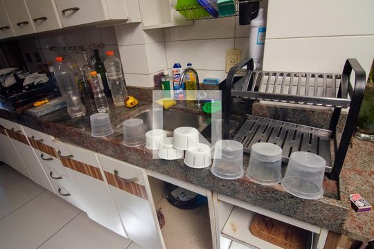 Cozinha de apartamento para alugar com 2 quartos, 82m² em Copacabana, Rio de Janeiro