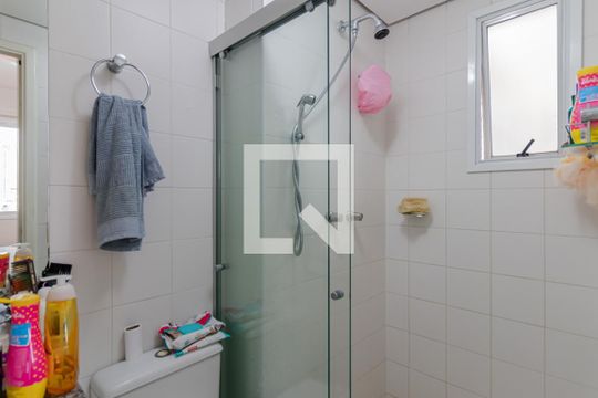 Banheiro da Suíte de apartamento à venda com 3 quartos, 67m² em Vila Firmiano Pinto, São Paulo