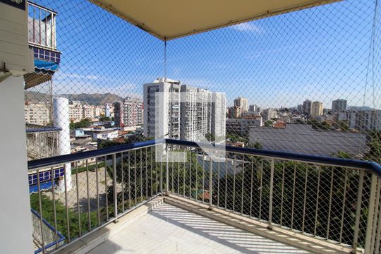 Varanda da Sala de apartamento à venda com 2 quartos, 80m² em Cachambi, Rio de Janeiro