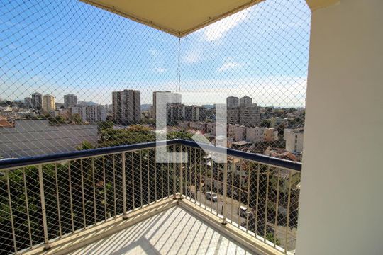 Varanda da Sala de apartamento à venda com 2 quartos, 80m² em Cachambi, Rio de Janeiro