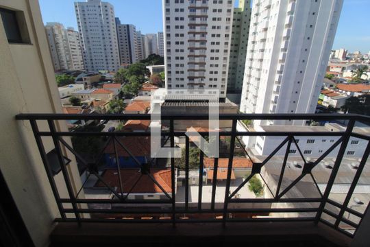 Varanda sala de apartamento para alugar com 2 quartos, 63m² em Santo Antônio, São Caetano do Sul