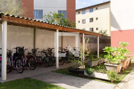 Área comum - Bicicletário de apartamento para alugar com 2 quartos, 50m² em Afonso Pena, São José dos Pinhais