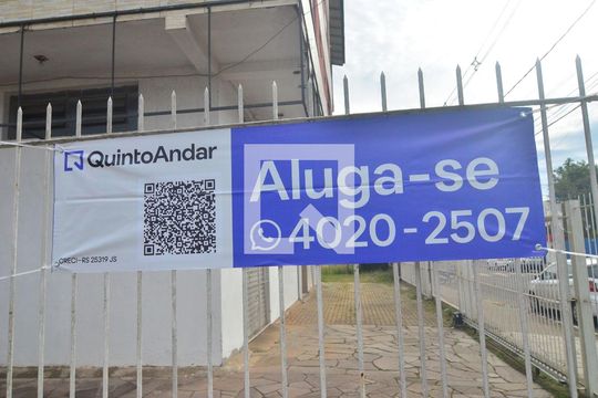 Fachada  de kitnet/studio para alugar com 1 quarto, 30m² em São Luis, Canoas