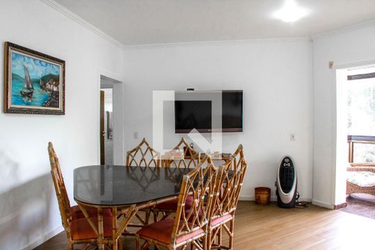 Sala de apartamento para alugar com 2 quartos, 95m² em Jardim Las Palmas, Guarujá