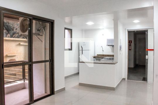 Área comum - Salão de festas de apartamento para alugar com 2 quartos, 95m² em Jardim Las Palmas, Guarujá