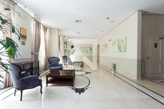 Hall social de apartamento para alugar com 2 quartos, 55m² em Vila Olímpia, São Paulo
