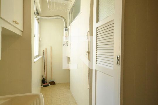 Detalhe da área de serviço de apartamento à venda com 3 quartos, 83m² em Laranjeiras, Rio de Janeiro