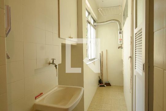 Detalhe da área de serviço de apartamento à venda com 3 quartos, 83m² em Laranjeiras, Rio de Janeiro