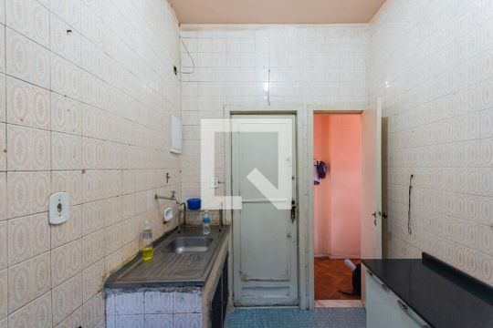 Cozinha e Área de Serviço de apartamento à venda com 2 quartos, 56m² em Benfica, Rio de Janeiro