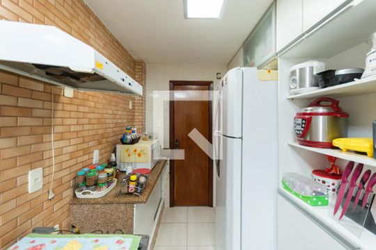 Cozinha e Área de Serviço de apartamento à venda com 3 quartos, 70m² em Tijuca, Rio de Janeiro