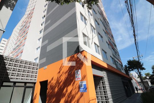 Fachada - instalação de plaquinha de kitnet/studio para alugar com 1 quarto, 19m² em Brás, São Paulo