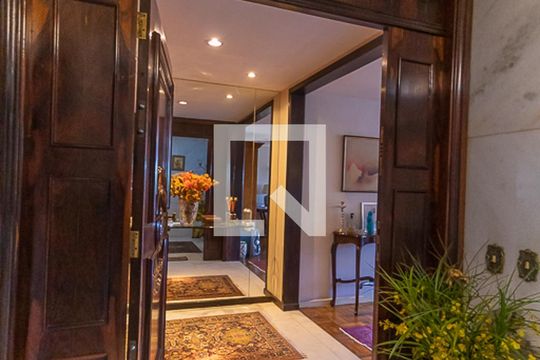 Hall de Entrada de apartamento para alugar com 4 quartos, 400m² em Flamengo, Rio de Janeiro