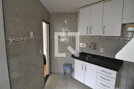 Cozinha - Armários de apartamento à venda com 2 quartos, 50m² em Jacarepaguá, Rio de Janeiro