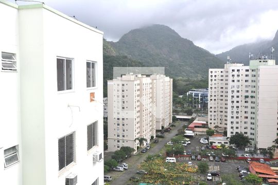 Vista da Sala de apartamento à venda com 2 quartos, 50m² em Jacarepaguá, Rio de Janeiro