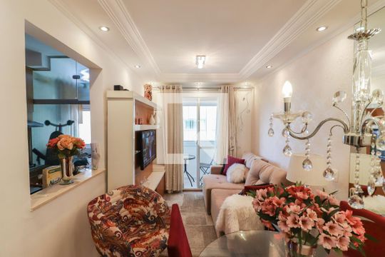 Sala de apartamento para alugar com 2 quartos, 50m² em Jaguaré, São Paulo