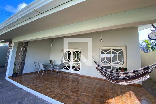 Salão de festas de casa à venda com 5 quartos, 445m² em Primavera, Novo Hamburgo