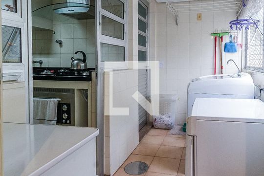 Área de serviço de apartamento à venda com 3 quartos, 110m² em Cristo Redentor, Porto Alegre