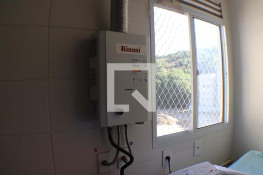 Cozinha de apartamento à venda com 2 quartos, 45m² em Curicica, Rio de Janeiro