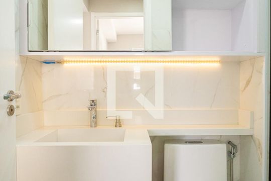 Banheiro   de apartamento para alugar com 2 quartos, 45m² em Cambuci, São Paulo