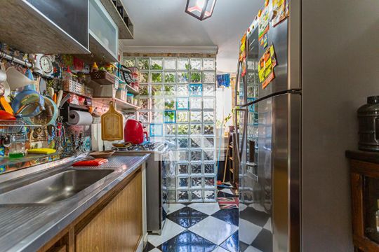 Cozinha de apartamento à venda com 2 quartos, 65m² em Jardim Alvorada, Santo André