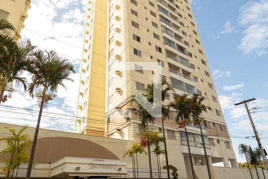 Fachada do Condomínio de apartamento para alugar com 3 quartos, 76m² em Parque Amazônia, Goiânia