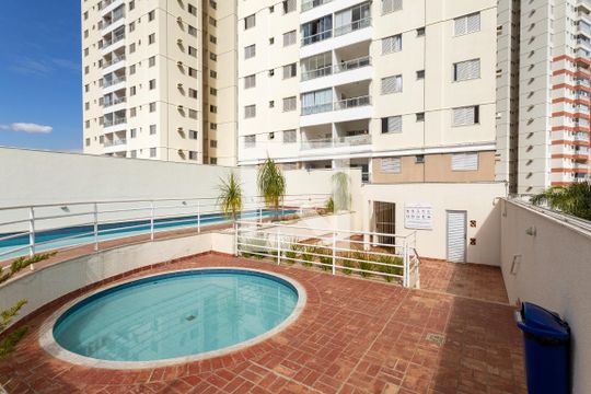 Área comum - Piscina de apartamento para alugar com 3 quartos, 76m² em Parque Amazônia, Goiânia