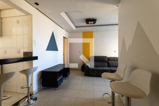 Sala de apartamento para alugar com 3 quartos, 76m² em Parque Amazônia, Goiânia