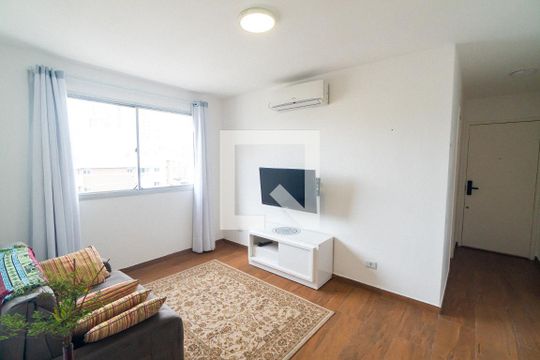 Sala de apartamento para alugar com 1 quarto, 46m² em Vila Clementino, São Paulo