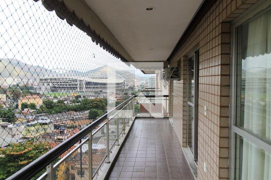 Varanda da Sala de apartamento à venda com 3 quartos, 210m² em Todos Os Santos, Rio de Janeiro