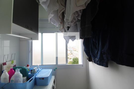 Área servico de apartamento à venda com 2 quartos, 55m² em Santa Maria, Santo André