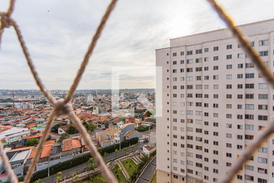 Vista da Varanda da Sala de apartamento à venda com 3 quartos, 57m² em Parque São Vicente, Mauá