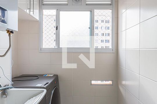 Área de Serviço de apartamento à venda com 3 quartos, 57m² em Parque São Vicente, Mauá