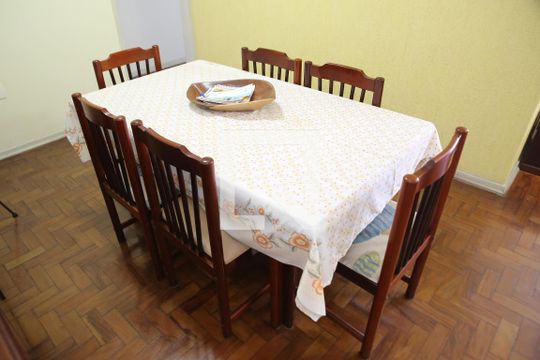 Sala de Jantar de apartamento para alugar com 3 quartos, 105m² em Cidade Ocian, Praia Grande