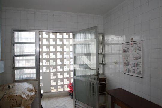 Cozinha de apartamento para alugar com 3 quartos, 105m² em Cidade Ocian, Praia Grande
