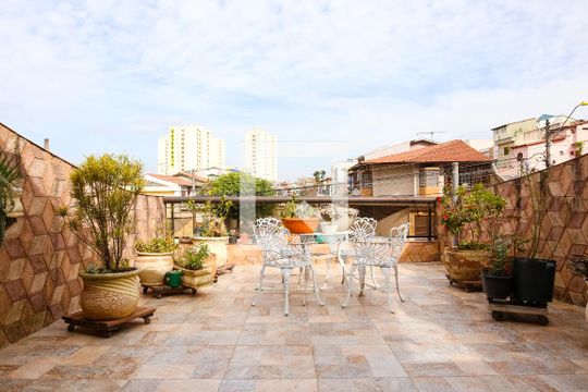 Varanda da Suite de casa à venda com 5 quartos, 215m² em Vila Curuca, Santo André