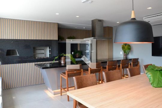 Salão de festas de apartamento à venda com 1 quarto, 46m² em Marechal Rondon, Canoas