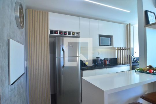 Cozinha de apartamento à venda com 1 quarto, 46m² em Marechal Rondon, Canoas