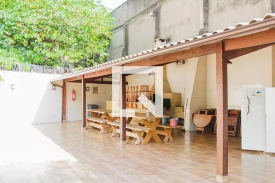 Área comum - Churrasqueira de apartamento para alugar com 1 quarto, 34m² em Freguesia de Jacarepaguá, Rio de Janeiro